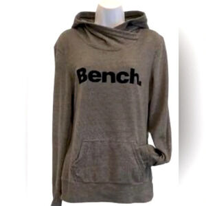 BENCH Dayla Oversize Hoodie WOMENS Small  Cozy Athletic Grey